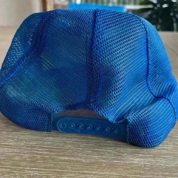 Vintage 80s Proud To Be An American Snapback Hat Cap Embroidered Blue USA - Picture 5 of 9